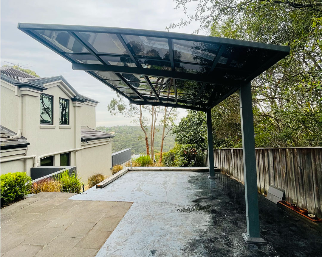 Standard metal non-insulated carport