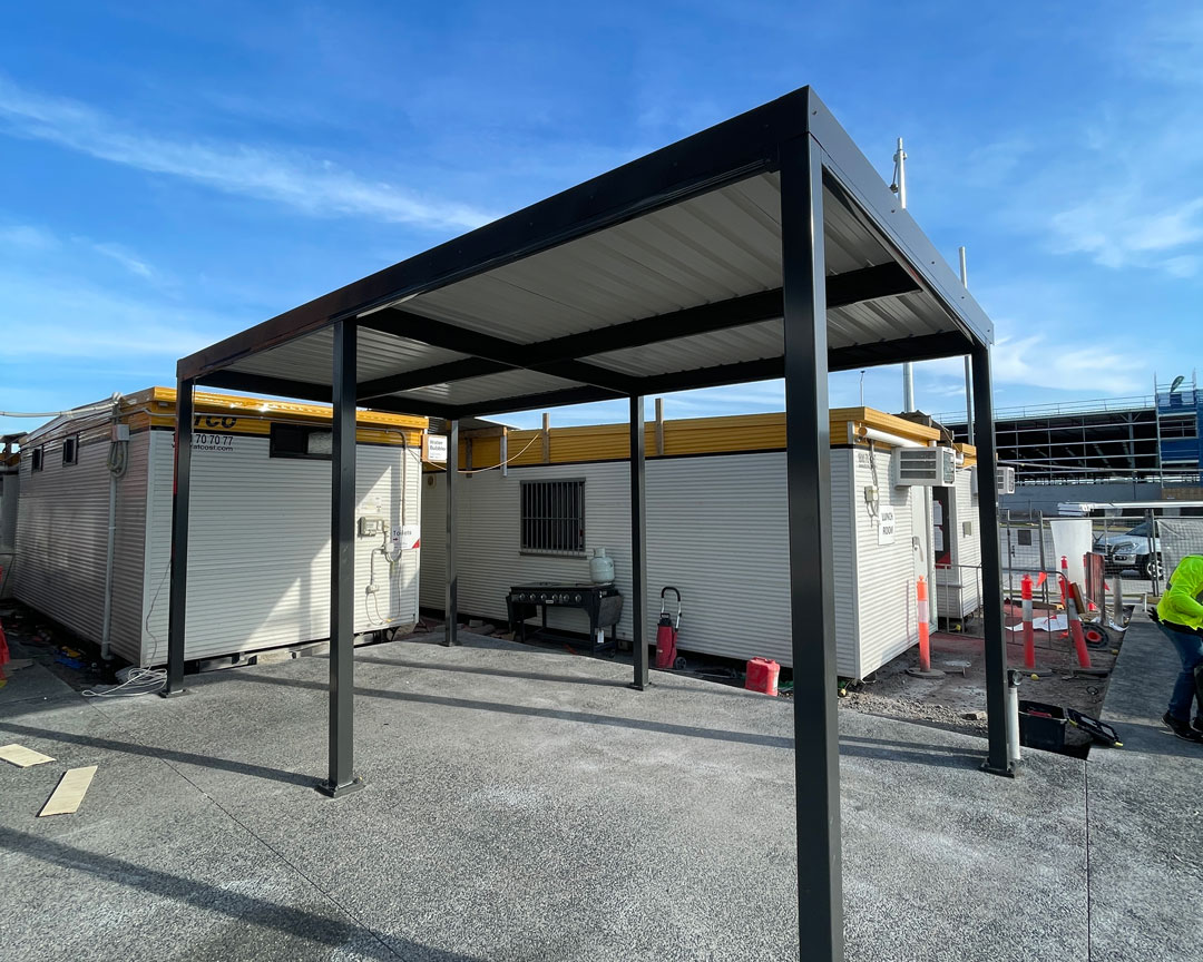 Standard metal non-insulated carport