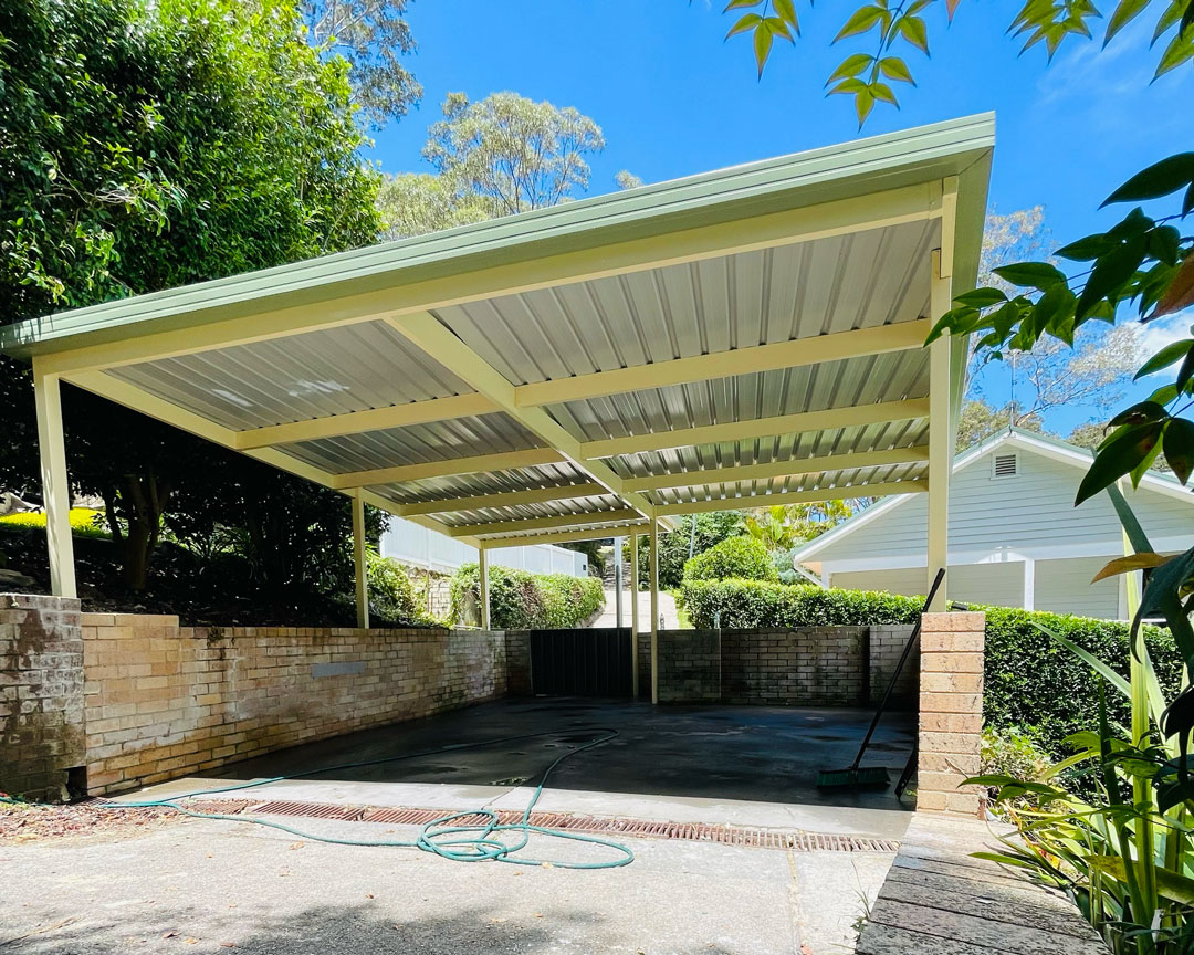 Standard metal non-insulated carport