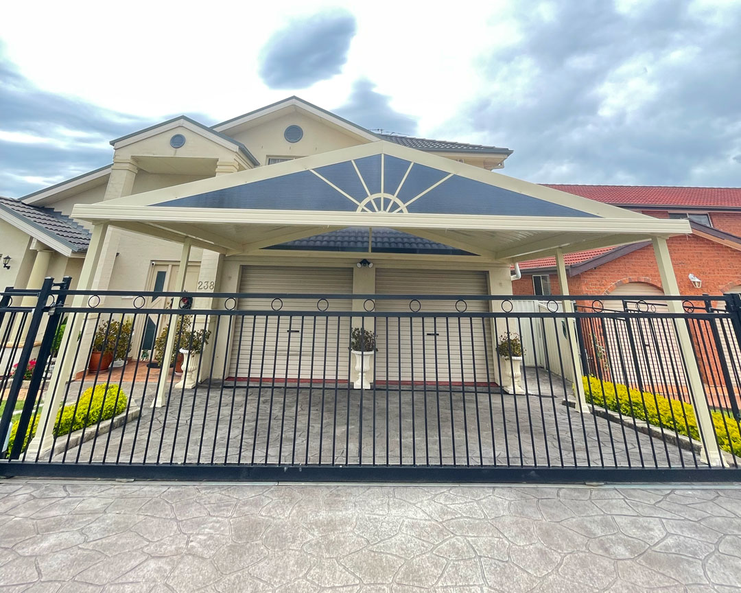 Standard metal non-insulated carport