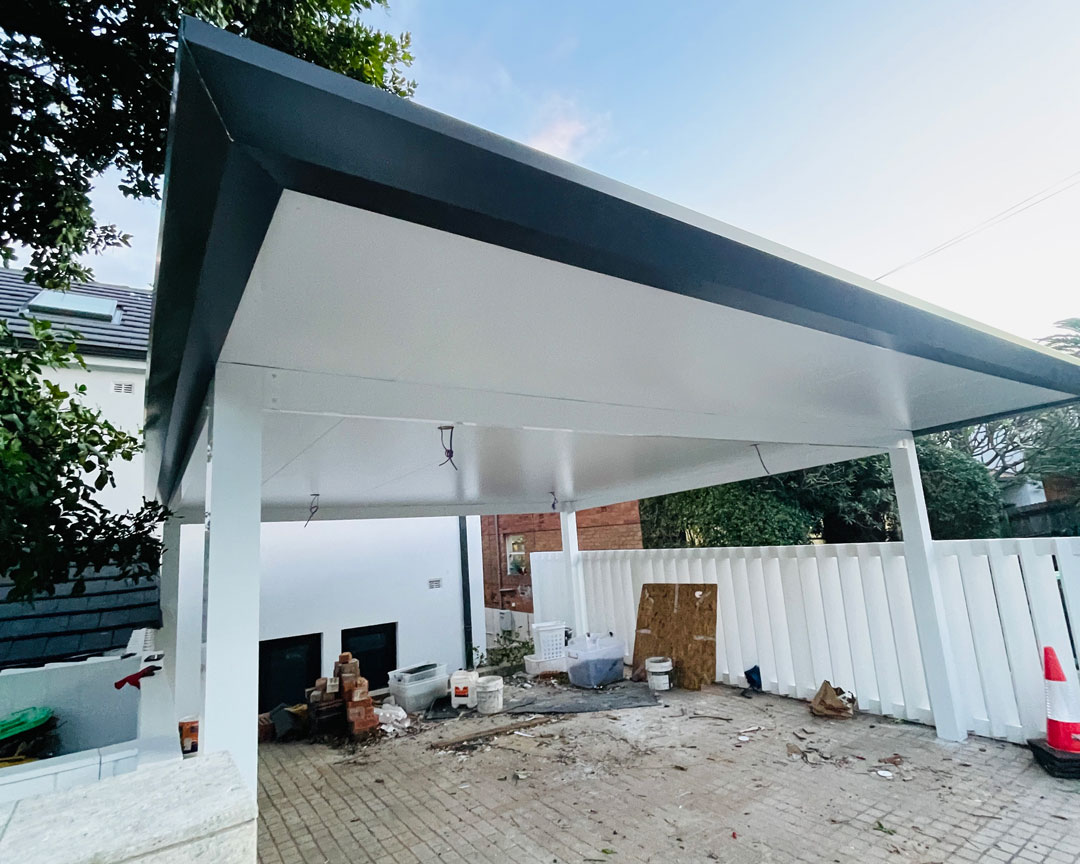 Standard metal non-insulated carport